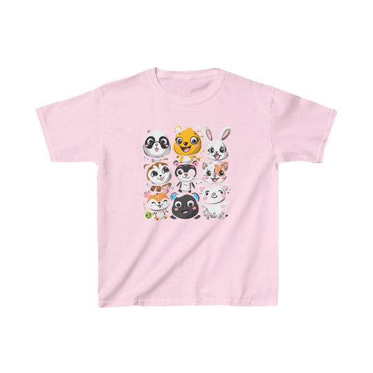 Animal Friends Kids Tee - Fun Cotton T-Shirt for Kids