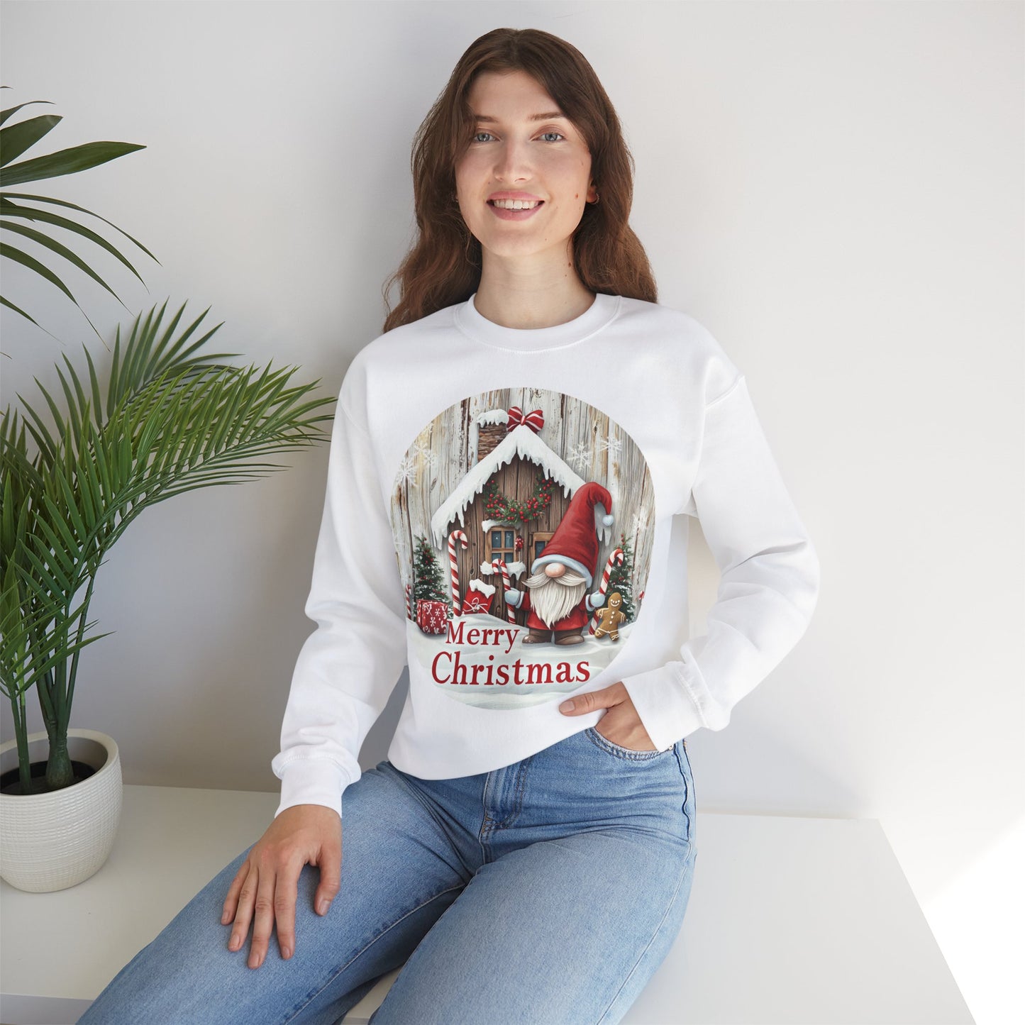 Merry Christmas Crewneck Sweatshirt - Festive Winter Apparel