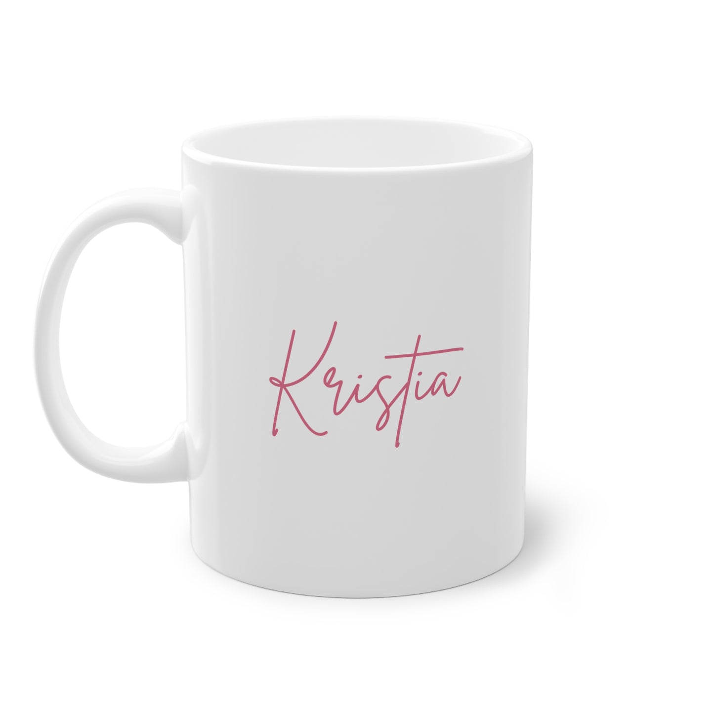 Gift mug name with Big Initial letter