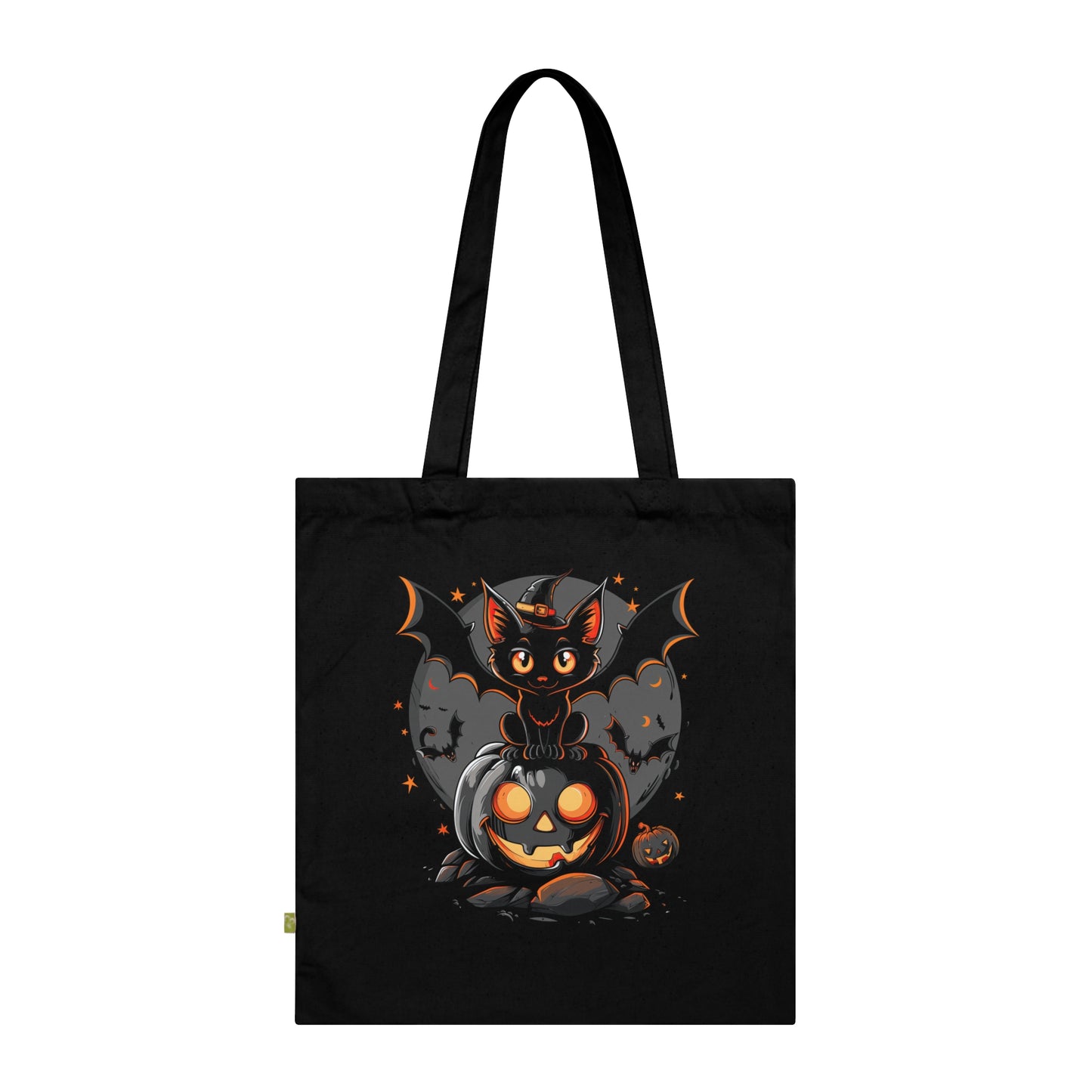 Spooky Halloween Cat Tote Bag