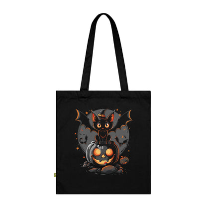 Spooky Halloween Cat Tote Bag