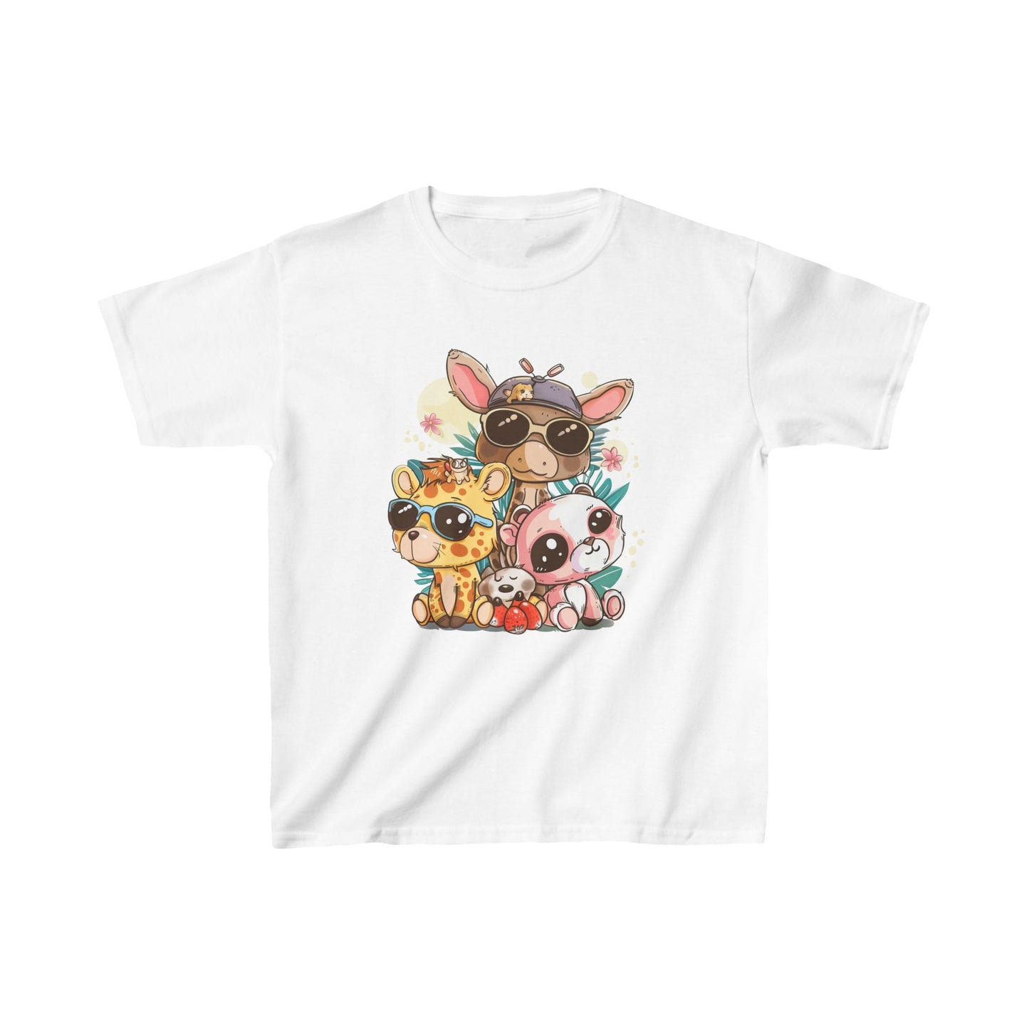 Animal Friends Kids Tee - Fun Cotton T-Shirt for Kids