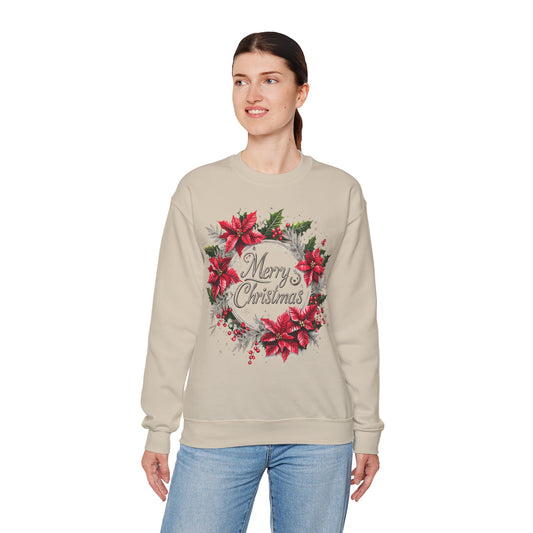 Merry Christmas Crewneck Sweatshirt - Festive Winter Apparel