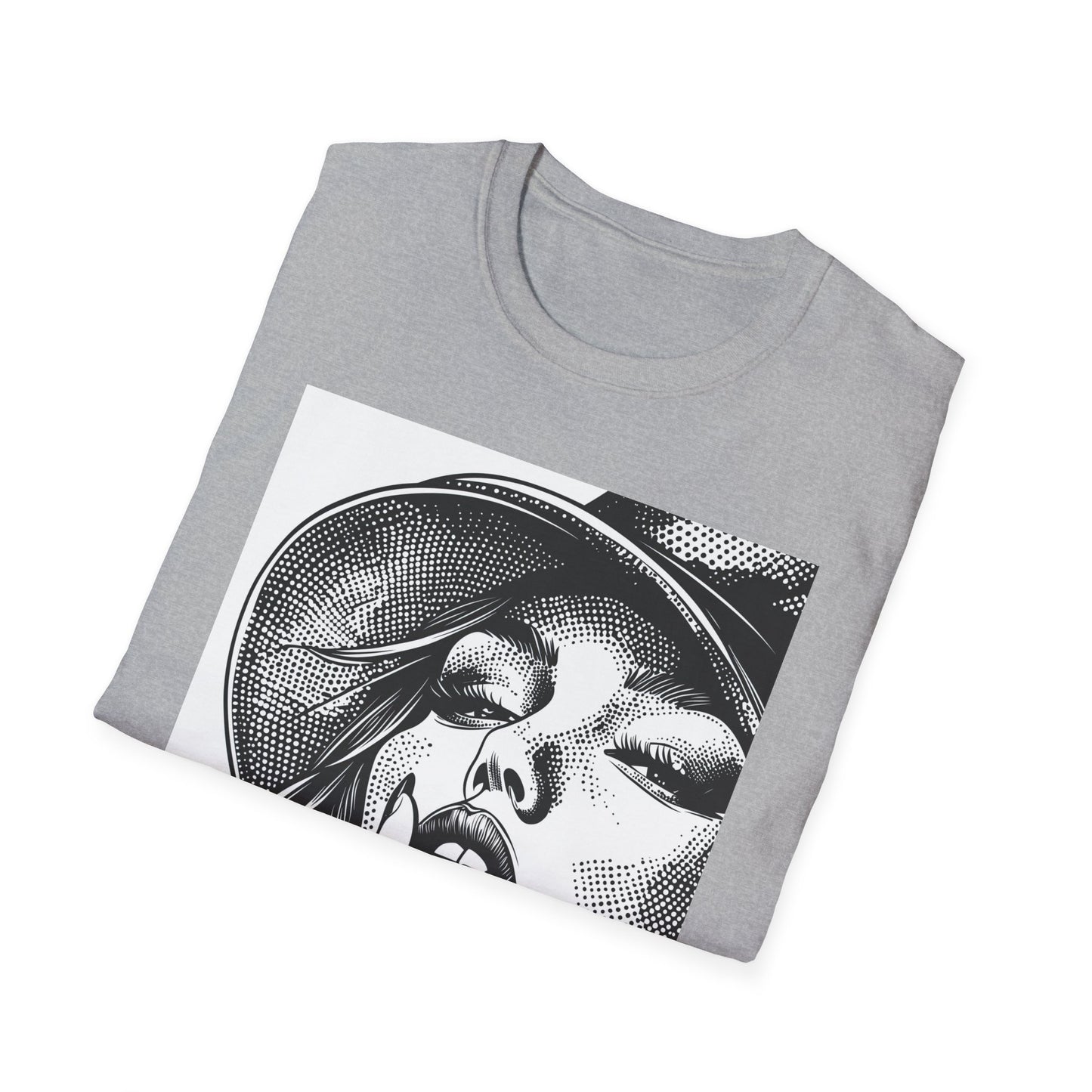 Lady with Hat T-Shirt