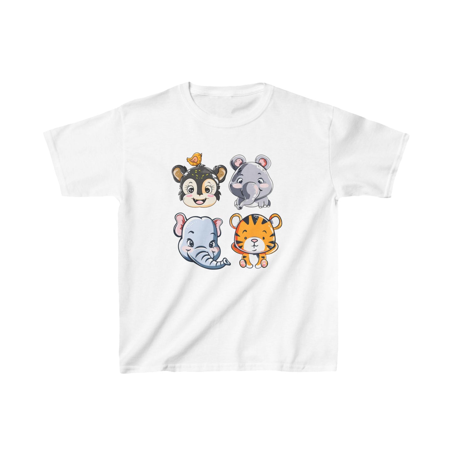 Animal Friends Kids Tee - Fun Cotton T-Shirt for Kids