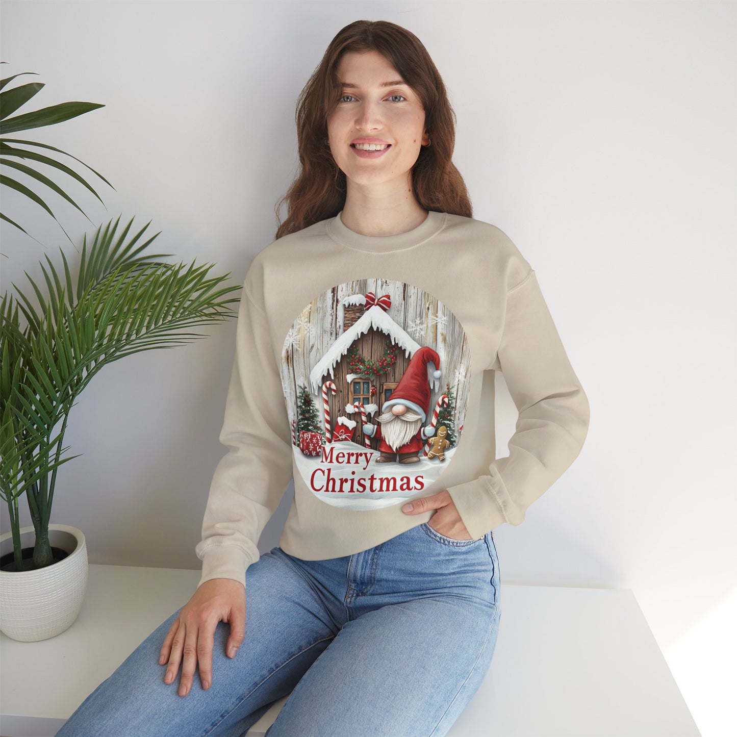 Merry Christmas Crewneck Sweatshirt - Festive Winter Apparel