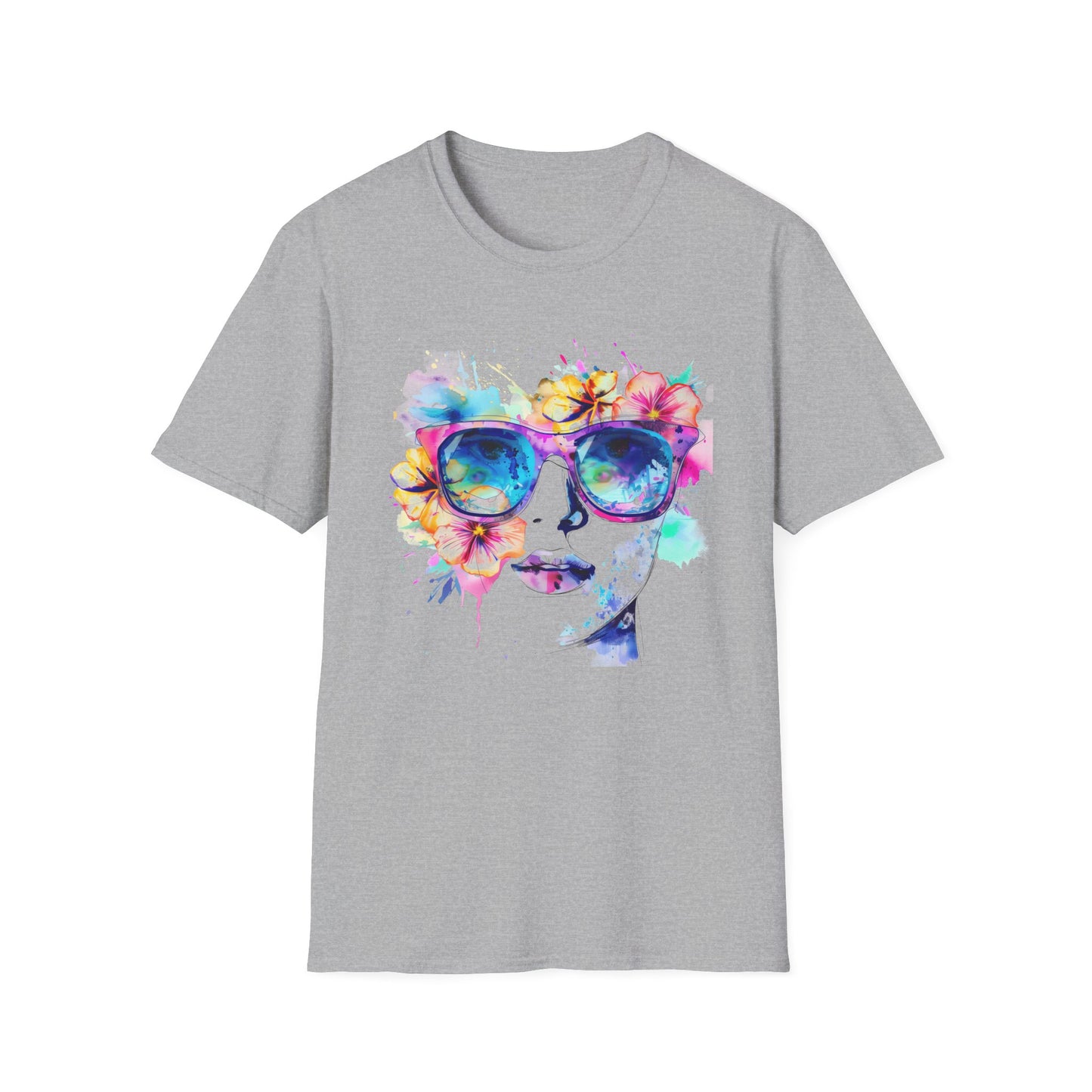 Woman with Glasses T-Shirt