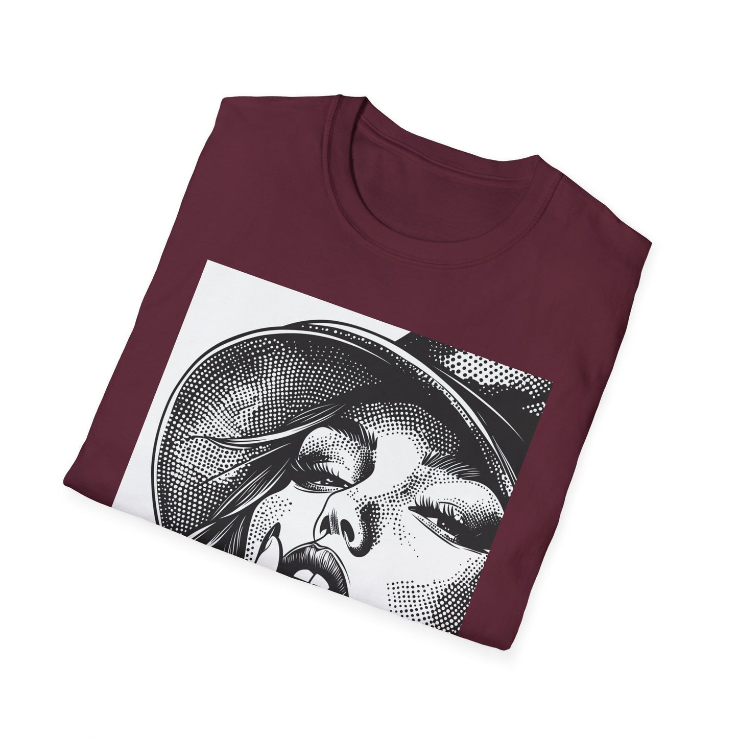 Lady with Hat T-Shirt