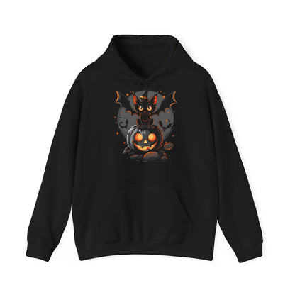 Halloween Pumpkin Unisex Hoodie – Spooky Cozy Sweatshirt for Fall Celebrations