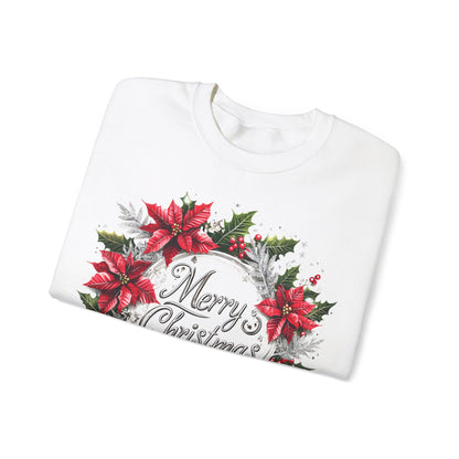 Merry Christmas Crewneck Sweatshirt - Festive Winter Apparel