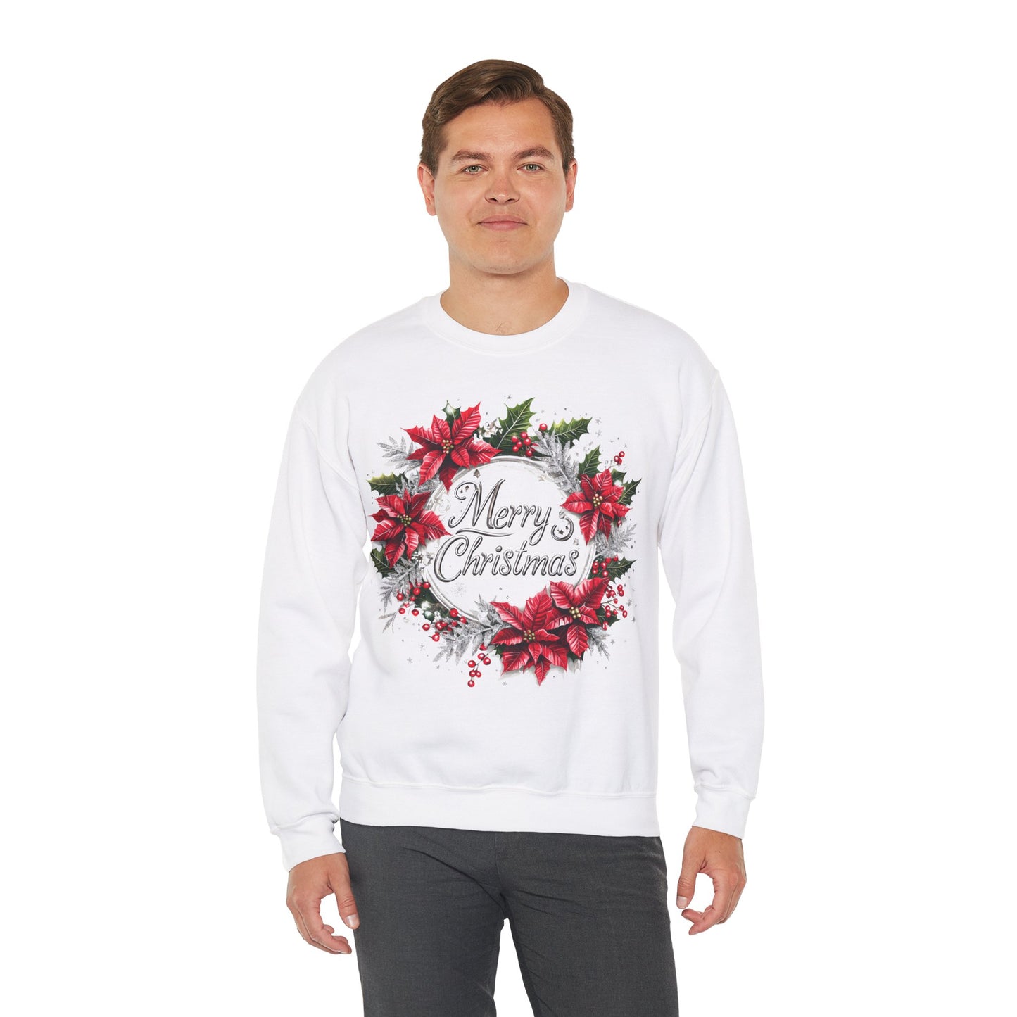 Merry Christmas Crewneck Sweatshirt - Festive Winter Apparel