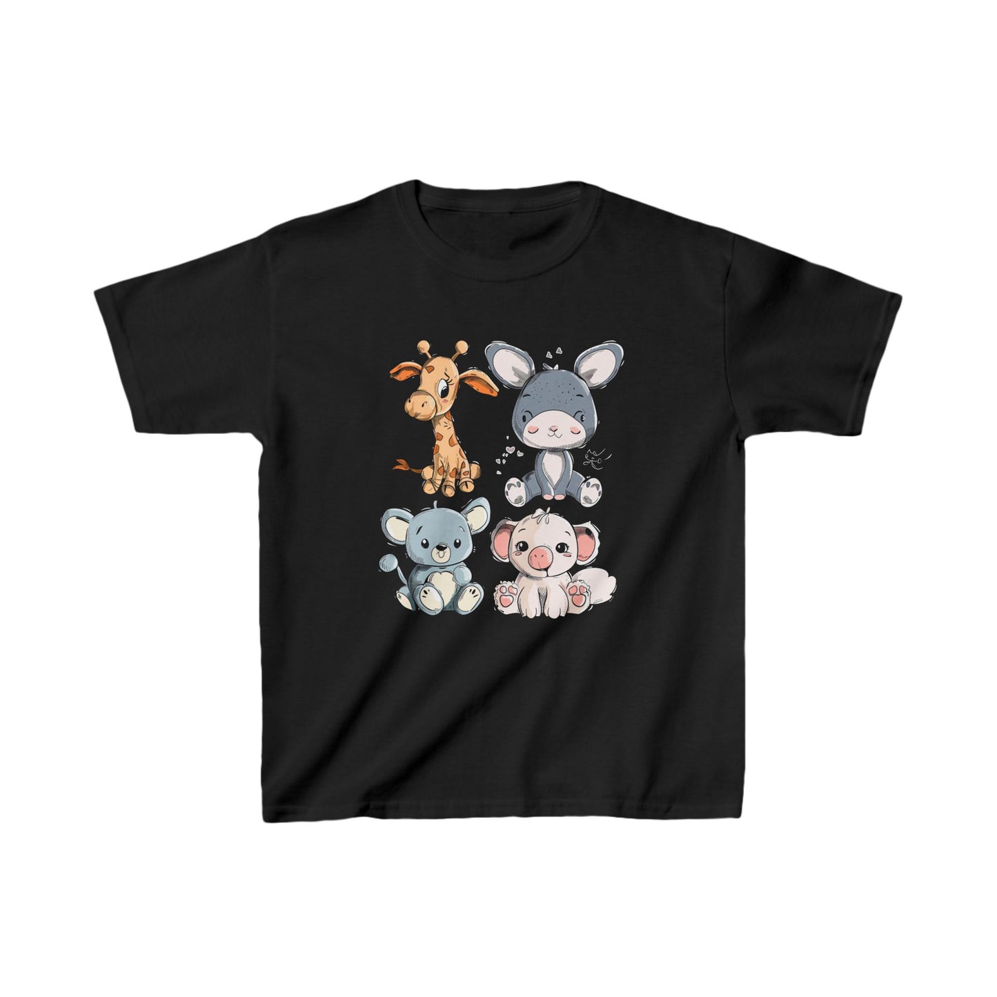 Animal Friends Kids Tee - Fun Cotton T-Shirt for Kids