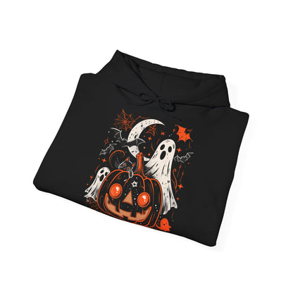 Halloween Pumpkin Unisex Hoodie – Spooky Cozy Sweatshirt for Fall Celebrations