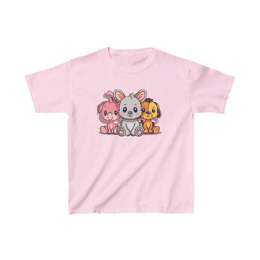 Animal Friends Kids Tee - Fun Cotton T-Shirt for Kids