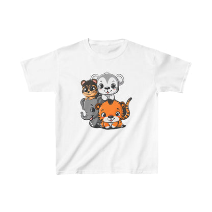 Animal Friends Kids Tee - Fun Cotton T-Shirt for Kids