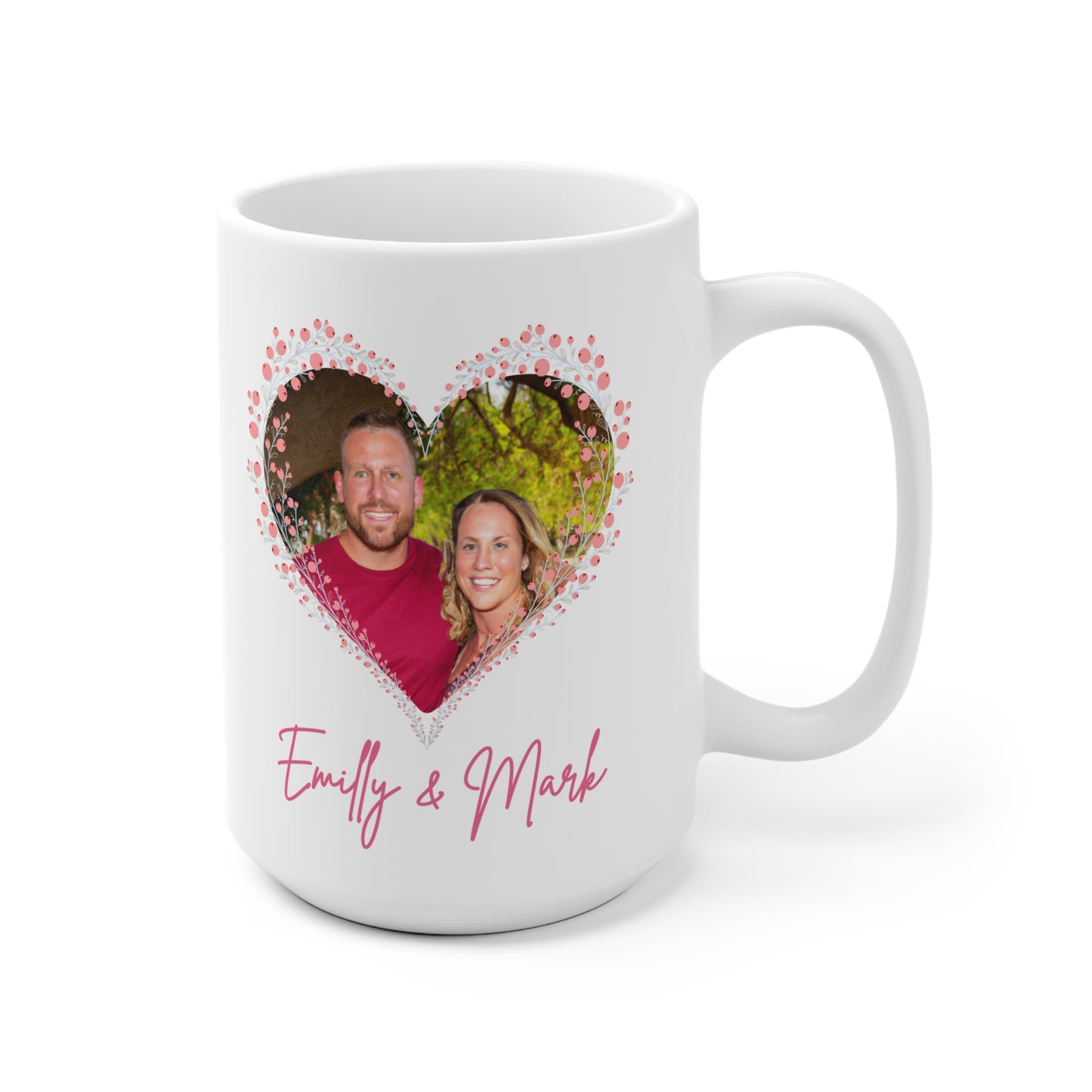 Geschenktasse für Paare - Datum &amp; Foto