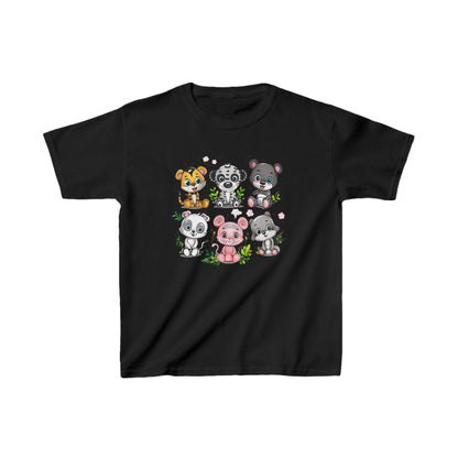 Animal Friends Kids Tee - Fun Cotton T-Shirt for Kids