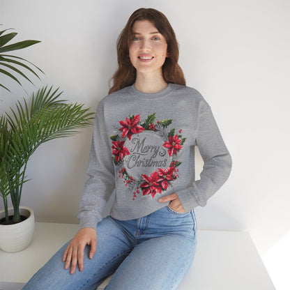 Merry Christmas Crewneck Sweatshirt - Festive Winter Apparel