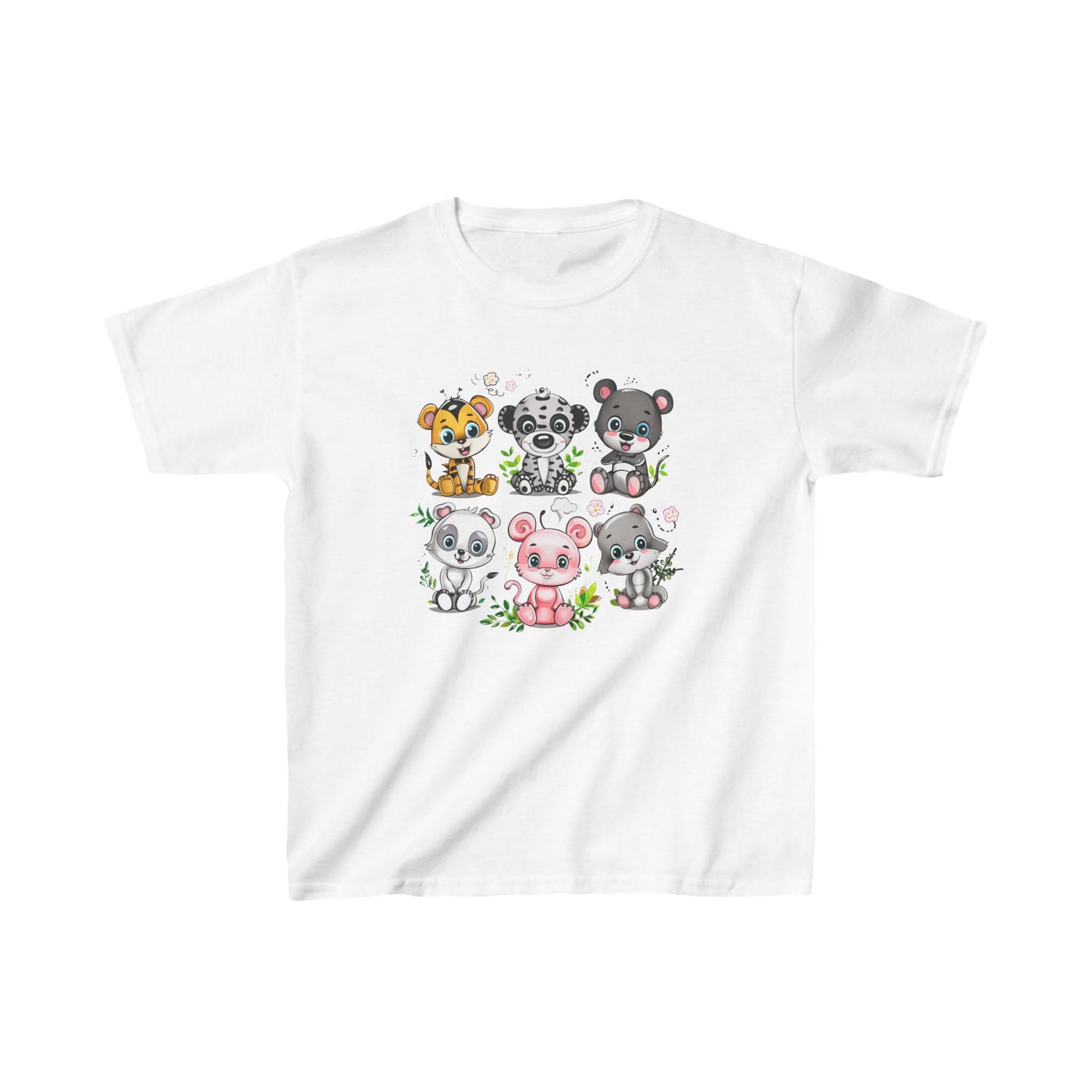 Animal Friends Kids Tee - Fun Cotton T-Shirt for Kids