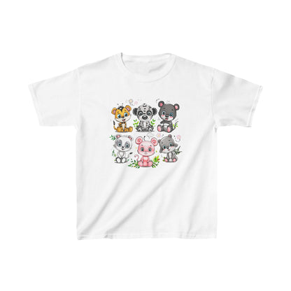 Animal Friends Kids Tee - Fun Cotton T-Shirt for Kids