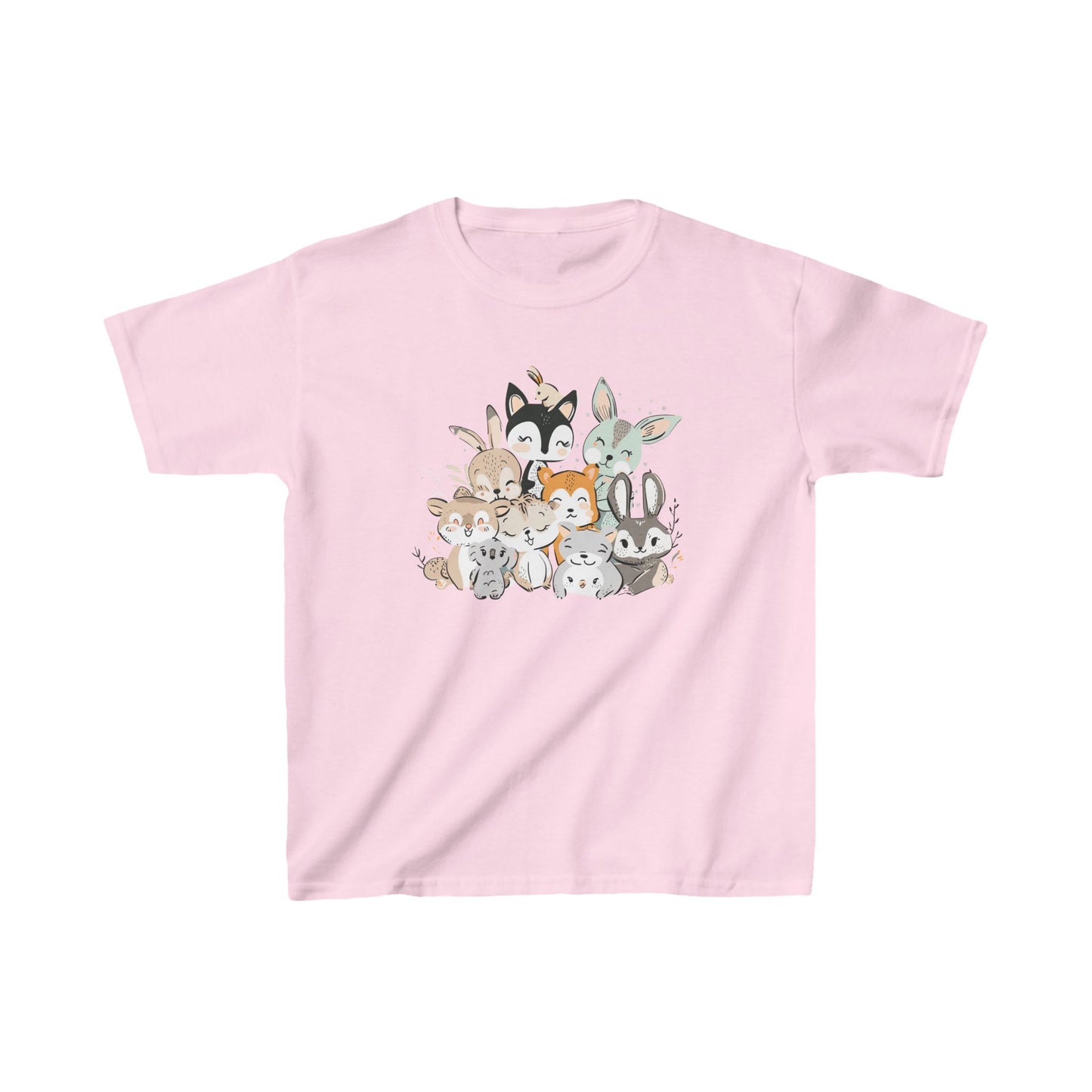 Animal Friends Kids Tee - Fun Cotton T-Shirt for Kids