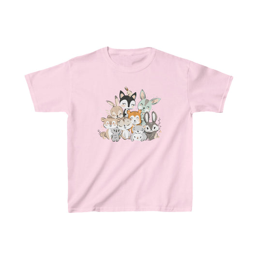 Animal Friends Kids Tee - Fun Cotton T-Shirt for Kids