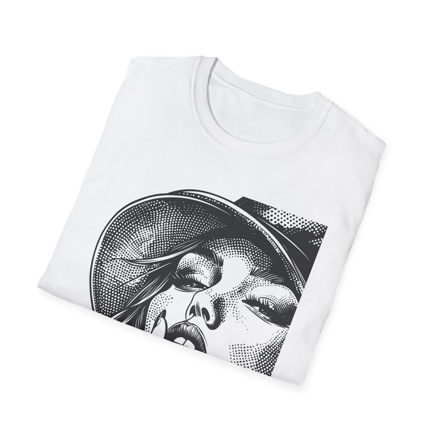 Lady with Hat T-Shirt