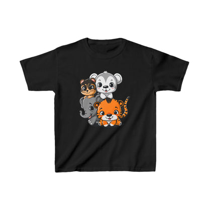 Animal Friends Kids Tee - Fun Cotton T-Shirt for Kids