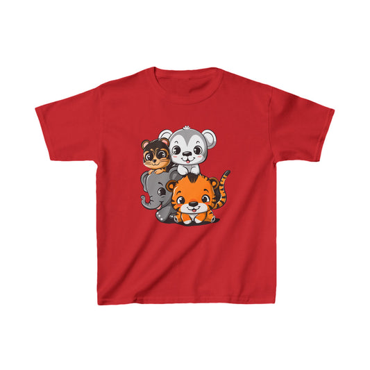 Animal Friends Kids Tee - Fun Cotton T-Shirt for Kids