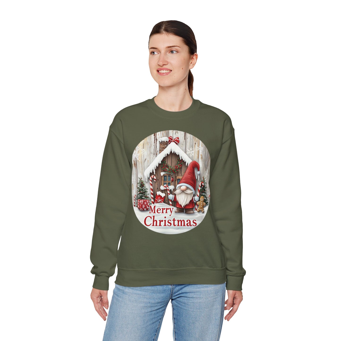 Merry Christmas Crewneck Sweatshirt - Festive Winter Apparel