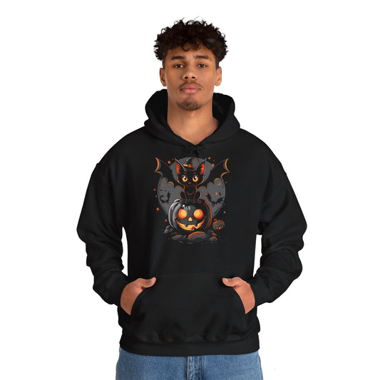 Halloween Pumpkin Unisex Hoodie – Spooky Cozy Sweatshirt for Fall Celebrations