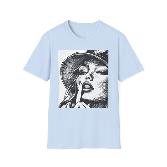 Lady with Hat T-Shirt