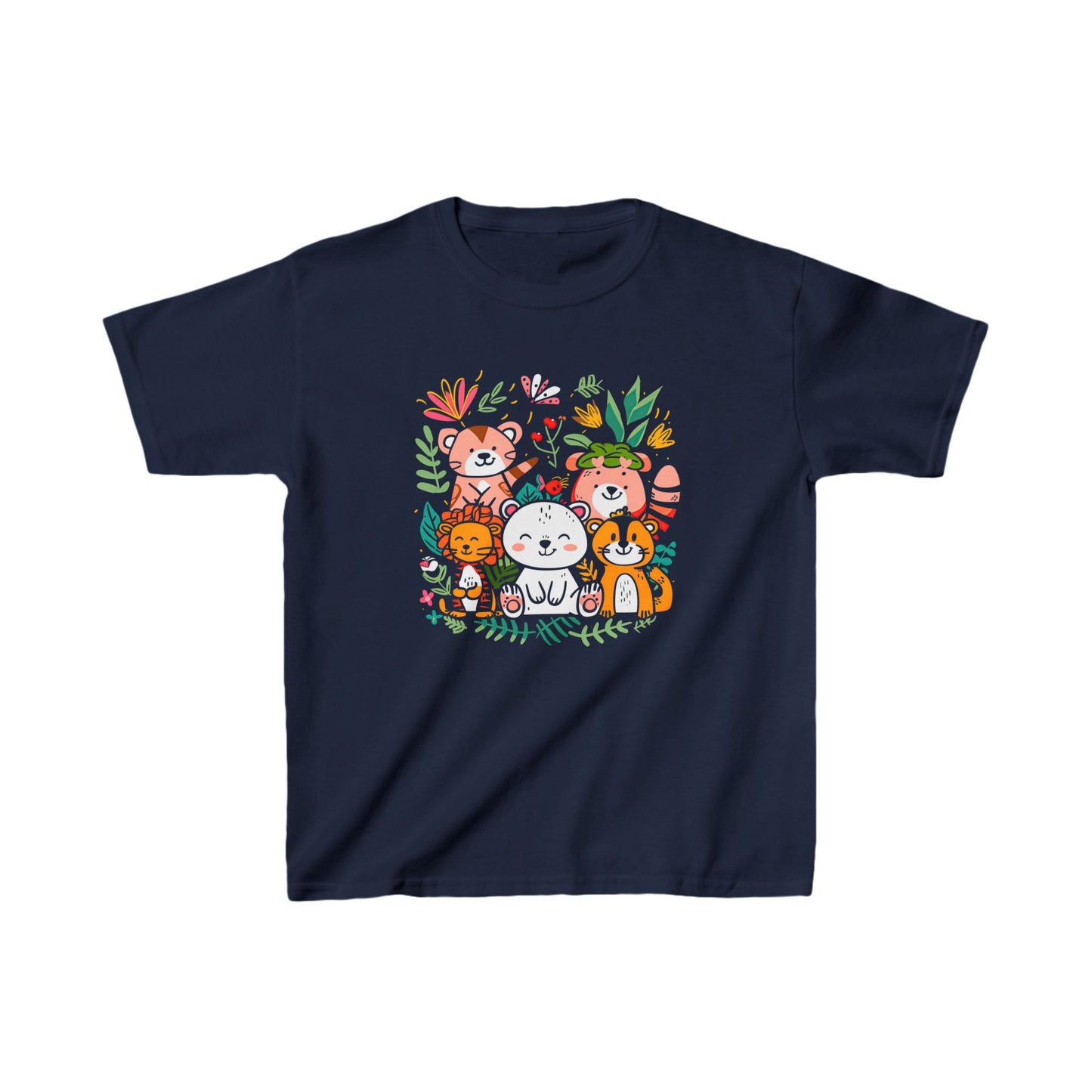 Animal Friends Kids Tee - Fun Cotton T-Shirt for Kids