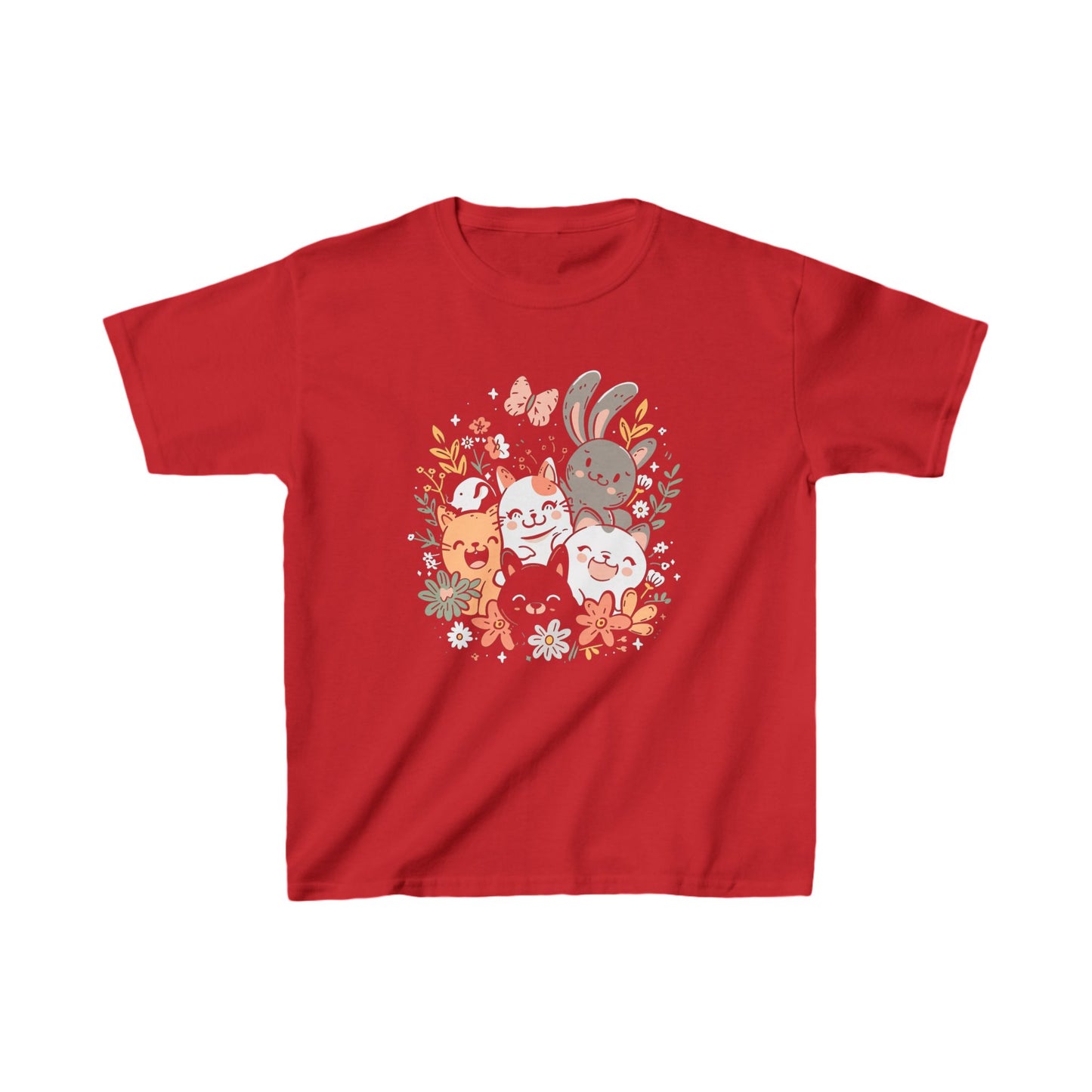 Animal Friends Kids Tee - Fun Cotton T-Shirt for Kids