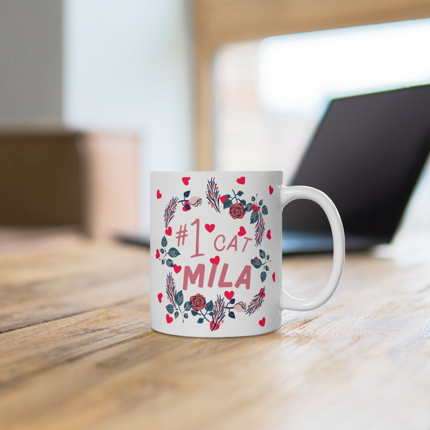 Gift mug with loved pet photo