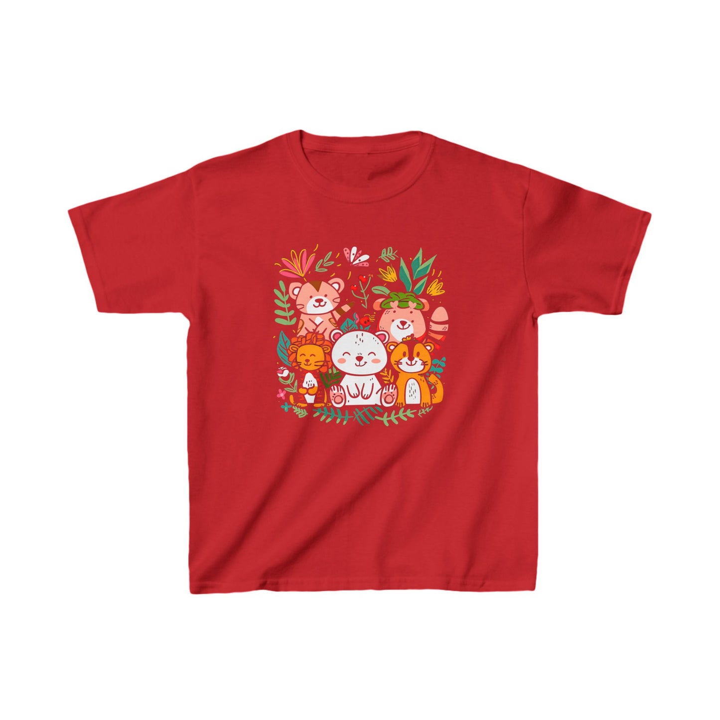 Animal Friends Kids Tee - Fun Cotton T-Shirt for Kids