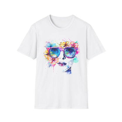 Woman with Glasses T-Shirt