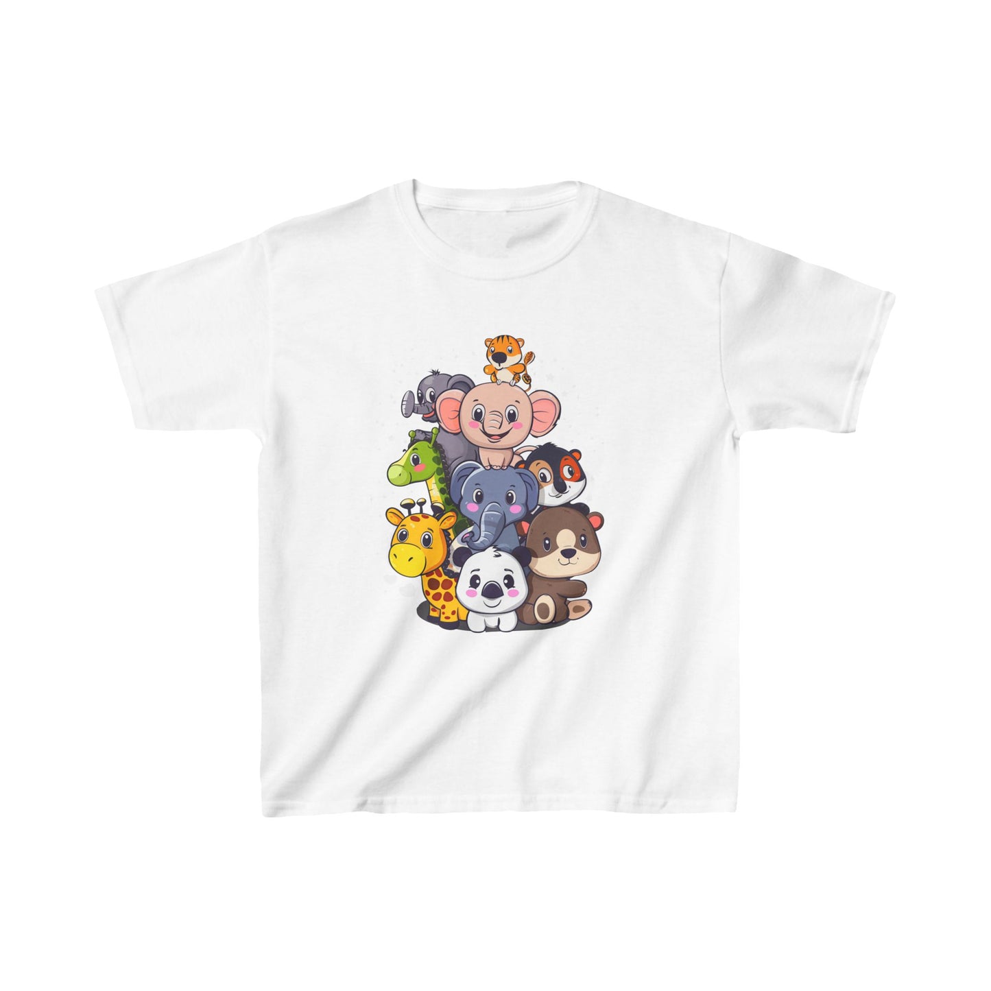 Animal Friends Kids Tee - Fun Cotton T-Shirt for Kids