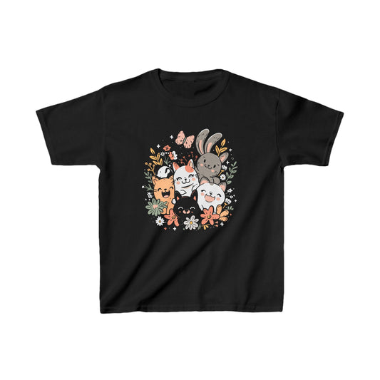 Animal Friends Kids Tee - Fun Cotton T-Shirt for Kids