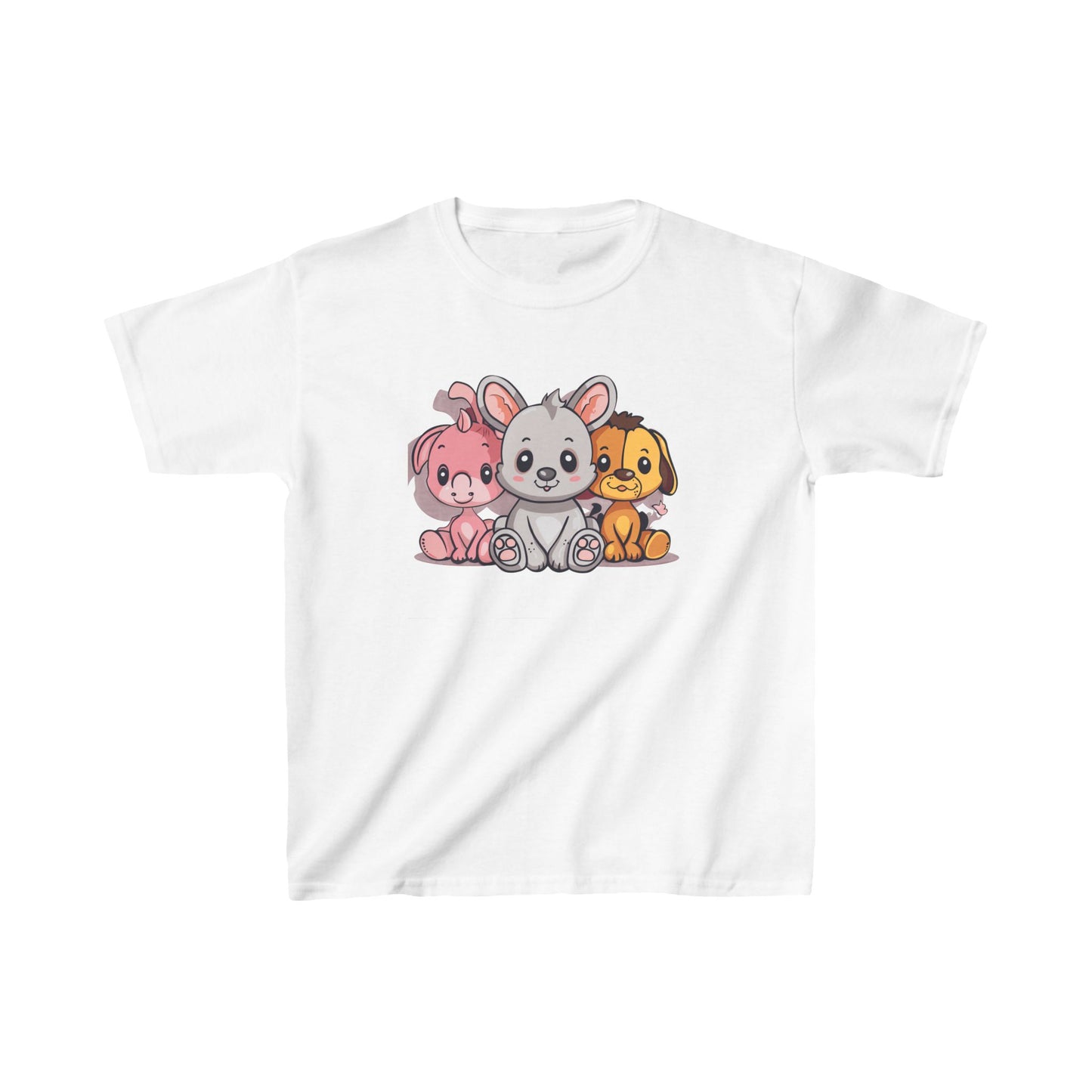 Animal Friends Kids Tee - Fun Cotton T-Shirt for Kids