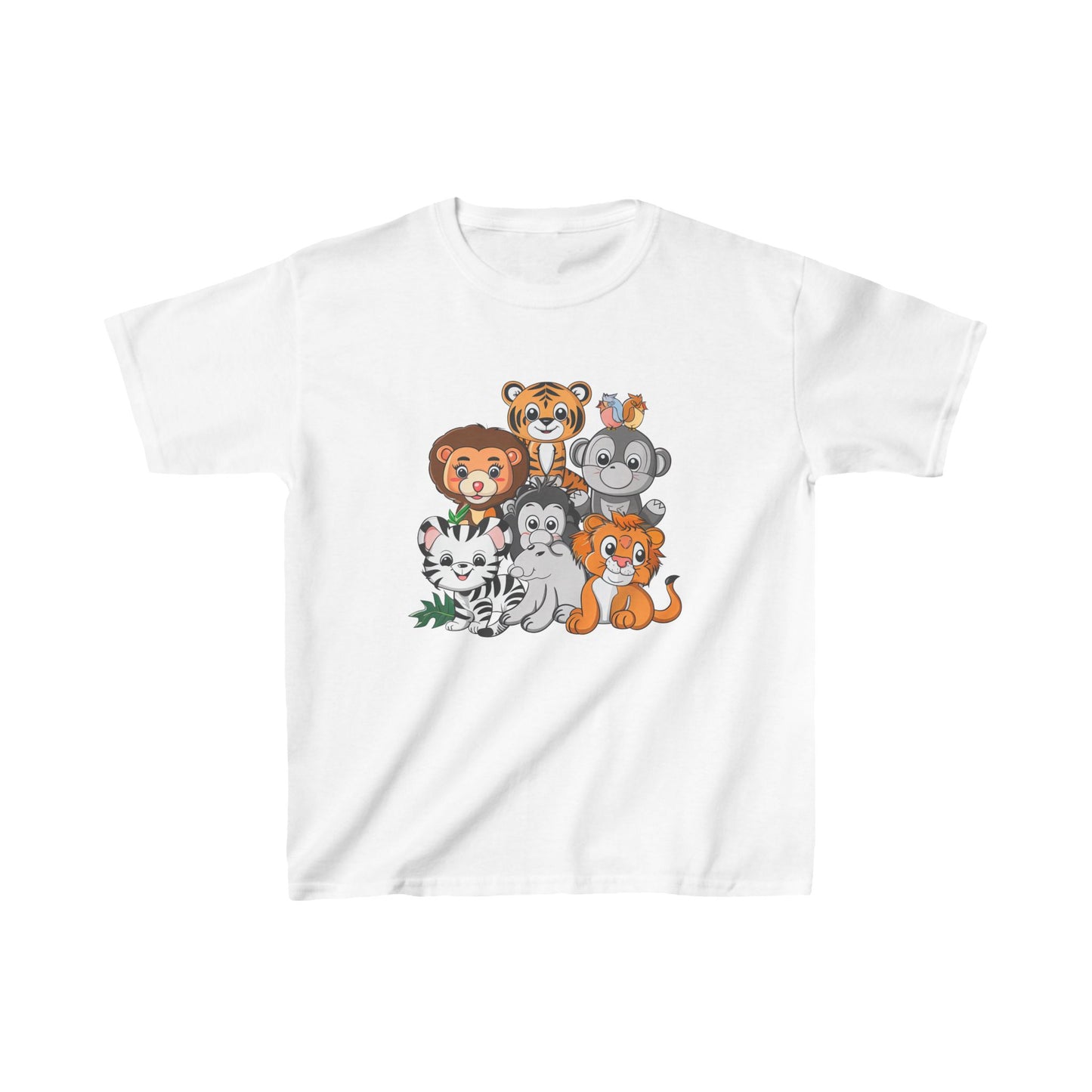 Animal Friends Kids Tee - Fun Cotton T-Shirt for Kids