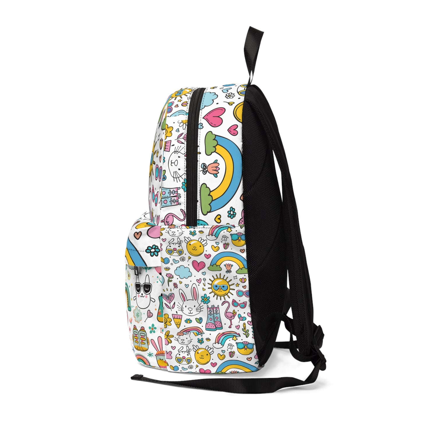 Colorful Unisex Classic Backpack with Fun Summer Vibes