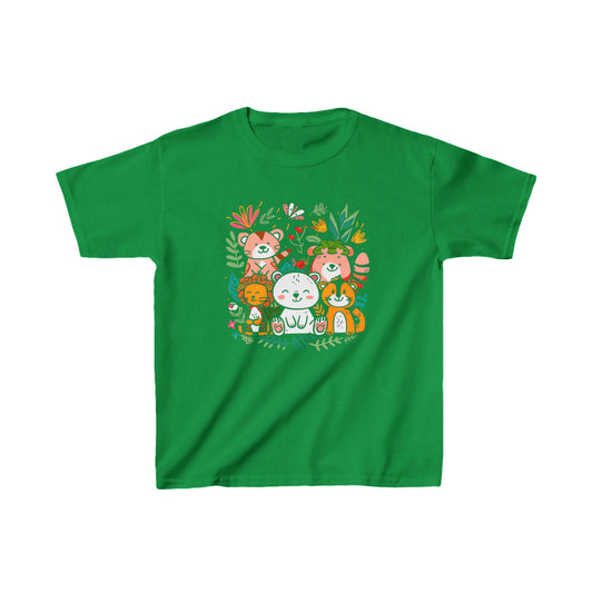 Animal Friends Kids Tee - Fun Cotton T-Shirt for Kids