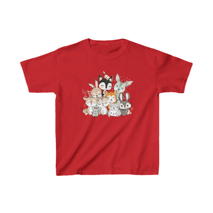 Animal Friends Kids Tee - Fun Cotton T-Shirt for Kids