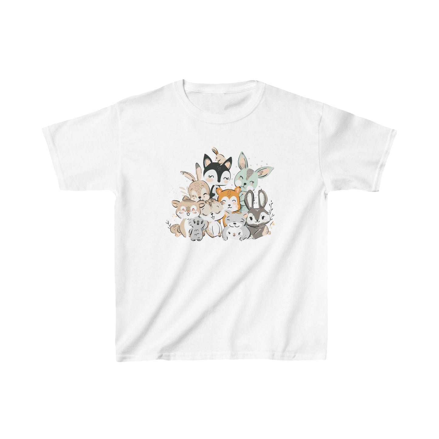 Animal Friends Kids Tee - Fun Cotton T-Shirt for Kids