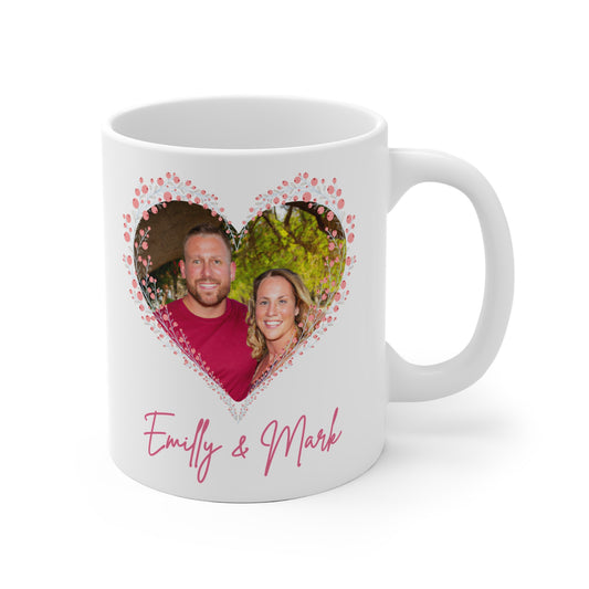 Gift mug for couples- Date & Photo