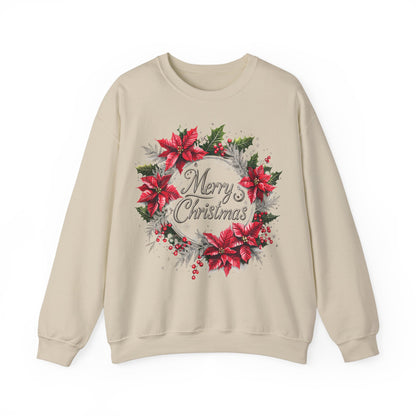 Merry Christmas Crewneck Sweatshirt - Festive Winter Apparel