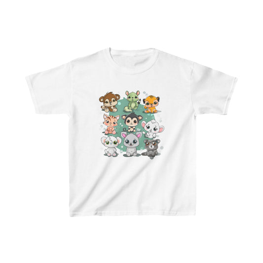 Animal Friends Kids Tee - Fun Cotton T-Shirt for Kids