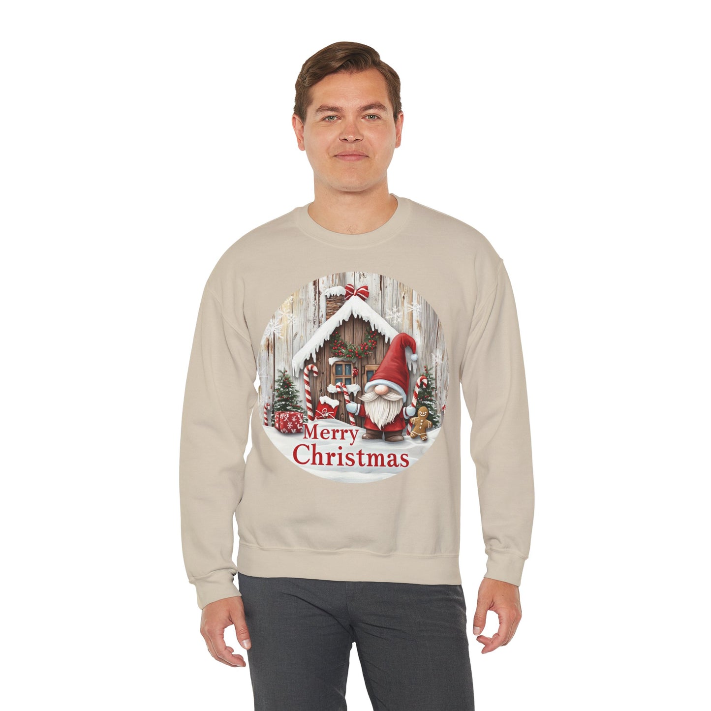 Merry Christmas Crewneck Sweatshirt - Festive Winter Apparel