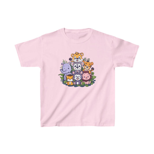 Animal Friends Kids Tee - Fun Cotton T-Shirt for Kids